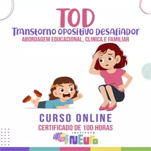 Imagem de capa para o Curso online CAPACITAÇÃO - TOD: TRANSTORNO OPOSITIVO DESAFIADOR - AVALIAÇÃO E INTERVENÇÃO