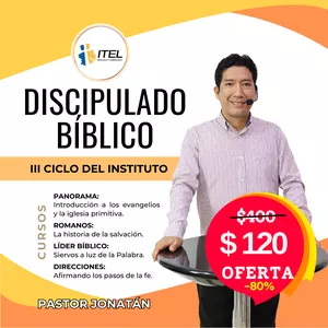 Imagen de portada para Curso online ITEL | DISCIPULADO | CICLO VERANO