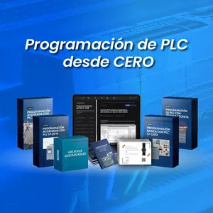 Imagen de portada para Curso online Paquete de programación de PLC desde cero