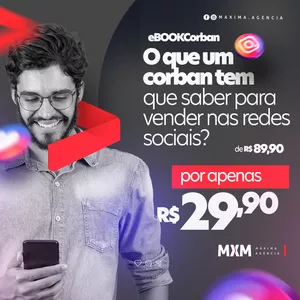 Imagem de capa para o Ebook O que um CORBAN tem que saber para vender nas redes sociais?