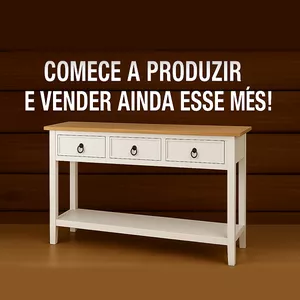 Imagem do curso Curso de Marcenaria Rústica – Aprenda a Fazer Aparador de Madeira