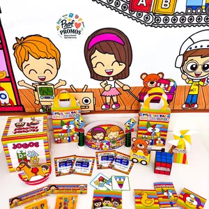 Imagem de capa para o Ebook 🎁 Kit Lembrancinhas – Dia das Crianças | Tema Brinquedos 🎠✨