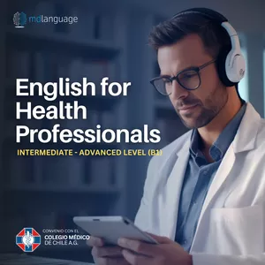 Cover image for Online course English for Health Professionals (Intermediate-Advanced Course)