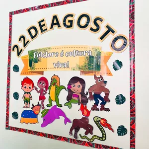 Imagem de capa para o Ebook Kit dia do folclore