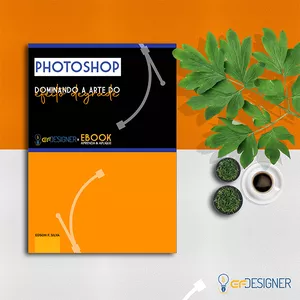 Imagem de capa para o Ebook Photoshop: Dominando a Arte do Efeito Degradê 