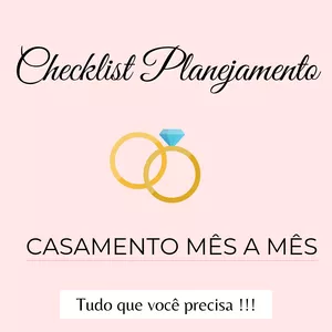 Imagem principal do produto Checklist Planejamento Casamento