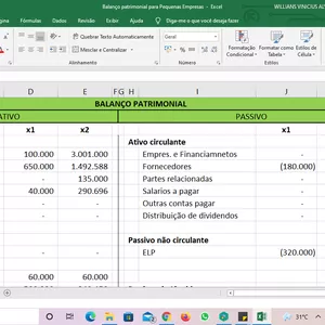 Imagem de capa para o Curso online Planilhas de Contabilidade e RH