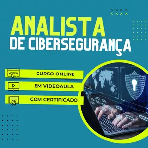 Imagem de Curso de Analista de Cibersegurança criado por Qualifica Brasil na hotmart