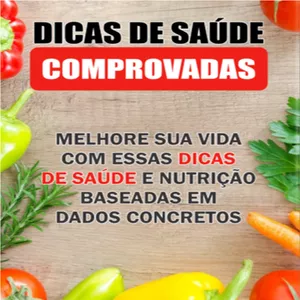 Imagem de capa para o Ebook Dicas de saúde comprovadas