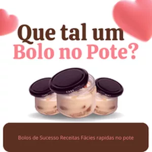 Imagem de capa para o Ebook Bolos de Sucesso Receitas Fácies e rapidas no Pote