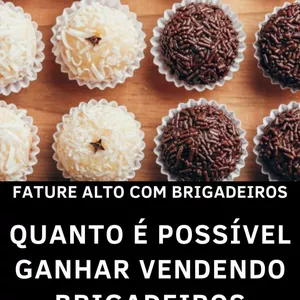 Imagem de capa para o Ebook Receitas Brigadeiro Gourmet 