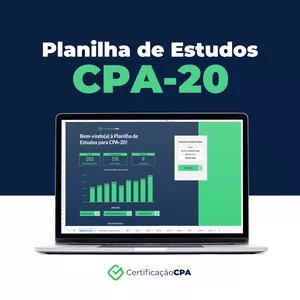 Imagem de capa para o Curso online CPA-20 | Planilha de Estudos