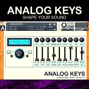 Imagem do curso ANALOG KEYS - Biblioteca para Kontakt