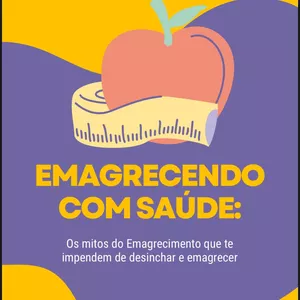 Imagem de capa para o Ebook Emagrecendo com saúde.