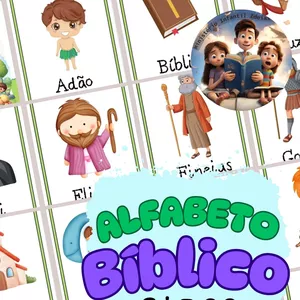 Imagem de capa para o Ebook ALFABETO BÍBLICO 🔠📖