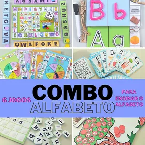 Imagem de capa para o Ebook COMBO - ENSINANDO O ALFABETO