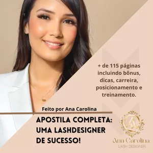 Imagem de capa para o Ebook Apostila completa: Uma lashdesigner de sucesso