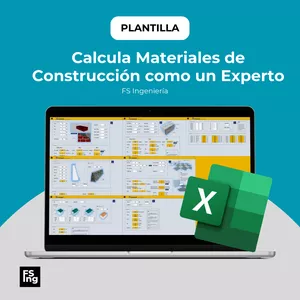 Imagen de portada para Curso online PLANTILLA CALCULO DE MATERIALES DE CONSTRUCCIÓN