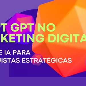 Imagem de capa para o Ebook Chat GPT no Marketing: Guia de IA para Conquistas Estratégicas