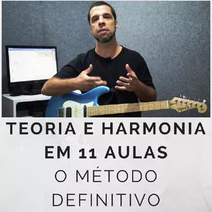 Imagem de capa para o Curso online TEORIA E HARMONIA EM 11 AULAS - O METODO DEFINITIVO