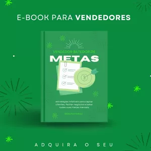 Imagem de capa para o Ebook Vendedor Batedor de Metas