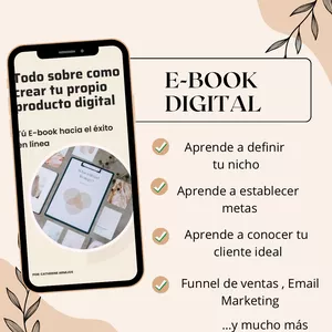 Imagen de portada para Ebook ¿Cómo crear tu propio producto digital desde cero?