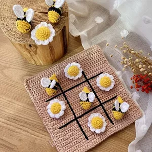 Imagen de portada para Ebook Tres en Raya Amigurumi - Abejitas y Margaritas