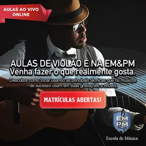 Imagem de capa para o Serviço online Curso de Violão - Aulas Ao Vivo Online