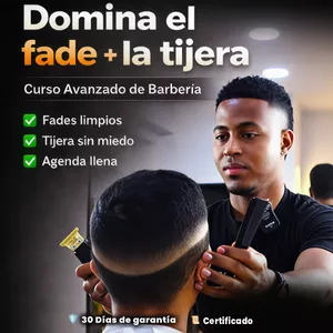 Imagen de portada para Curso online CURSO AVANZADO DE BARBERÍA MUNDO BARBER