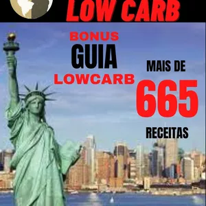 Imagem principal do produto Guia lowcarb + 665 RECEITAS LOWCARB PARA O DIA DIA