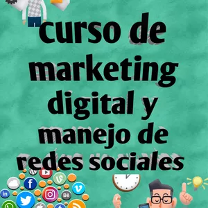 Imagem principal do produto Curso de marketing digital y manejo de redes sociales
