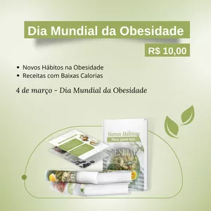 Imagem de capa para o Ebook Dia Mundial da Obesidade