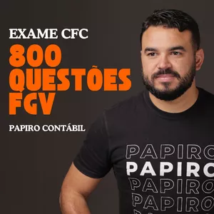 Imagem de capa para o Curso online 800 QUESTÕES FGV 