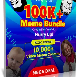Cover image for Online course 100K Mega Pack Viral Memes Hot Deal