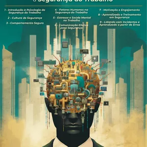 Cover image for Ebook A Mente Segura - Uma Abordagem Psicológica à Segurança do Trabalho
