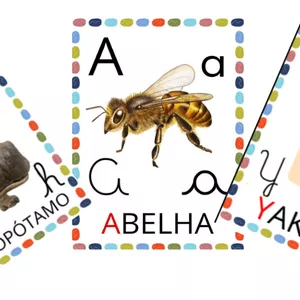 Imagem de capa para o Ebook ALFABETO IMAGEM REAL