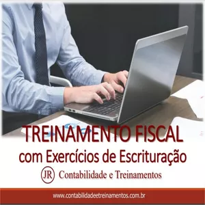 Imagem de Treinamento Fiscal com Exercícios de Escrituração criado por JR Contabilidade e Treinamentos na hotmart