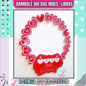 Imagem de capa para o Ebook DIA DAS MÃES - BAMBOLÊ PARA FOTOS EM LIBRAS