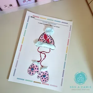 Imagem de capa para o Ebook Atividade - Touca e Luvas