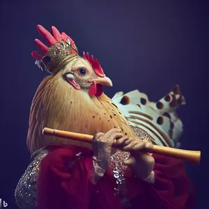 Imagem de capa para o Ebook A Galinha que Tocava Flauta
