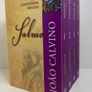 Imagem de capa para o Ebook 4 Volume Comentário Bíblico Salmos João Calvino 