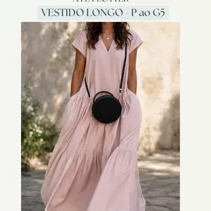 Imagem de capa para o Ebook Molde Vestido Longo 
