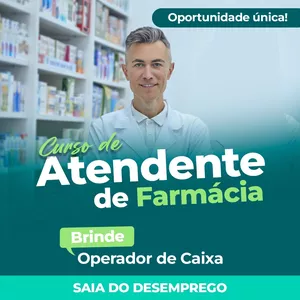 Imagem de capa para o Curso online Atendente de Farmácia 