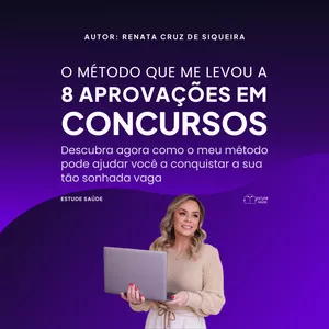 Imagem de capa para o Ebook O método que me levou a 8 aprovações em concursos públicos