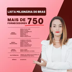 Imagem de capa para o Curso online Lista Milionária Fornecedores Atacado - Salvatore