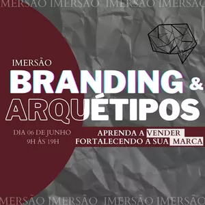 Imagem de capa para o Evento online Imersão Branding e Arquétipos