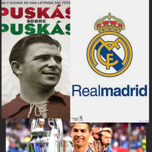 Imagen de portada para Ebook DOS LEYENDAS Y EL EQUIPO MÁS GRANDE DEL MUNDO: RONALDO, PUSKÁS E A DINASTIA DO REAL MADRID