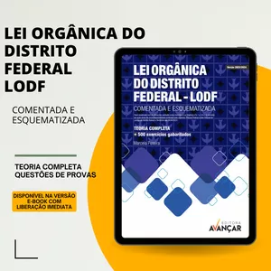Imagem de capa para o Ebook Lei Orgânica do Distrito Federal LODF