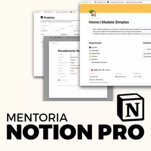 Imagem de capa para o Curso online Mentoria Notion PRO