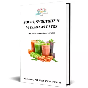 Imagem de capa para o Ebook Receitas Saudáveis de Vitaminas, Smoothies e Sucos Detox